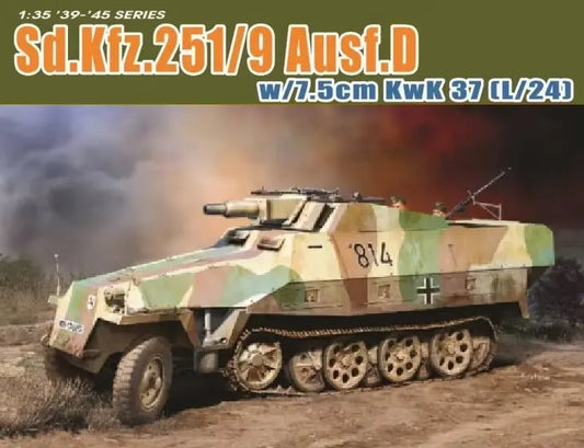 Dragon 1/35 Sd.Kfz.251/9 Ausf.D Plastic Model Kit Dragon