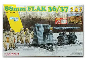 Dragon 1/35 88mm Flak 36/37 (2 in 1) Plastic Model Kit Dragon