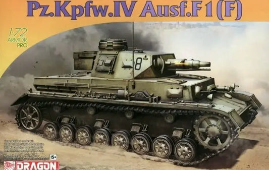 Dragon 1/72  Pz.Kpfw.IV Ausf.F1(F) Plastic Model Kit Dragon