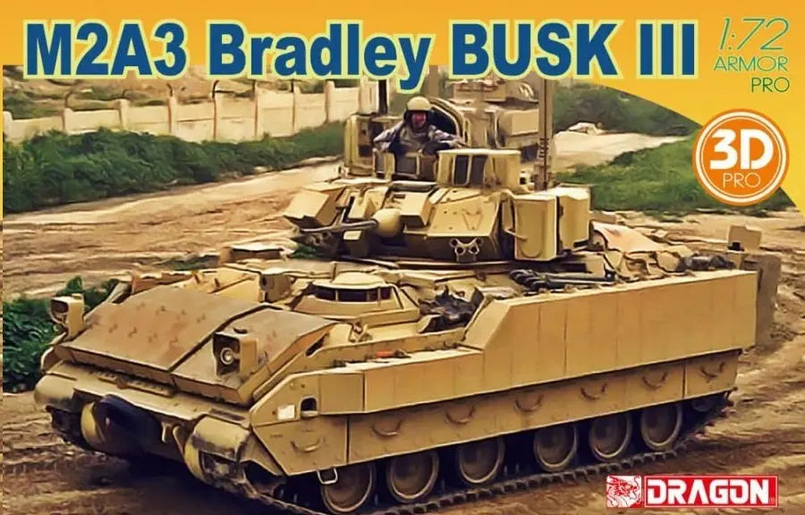 Dragon 1/72 M2A3 Bradley BUSK III Plastic Model Kit Dragon