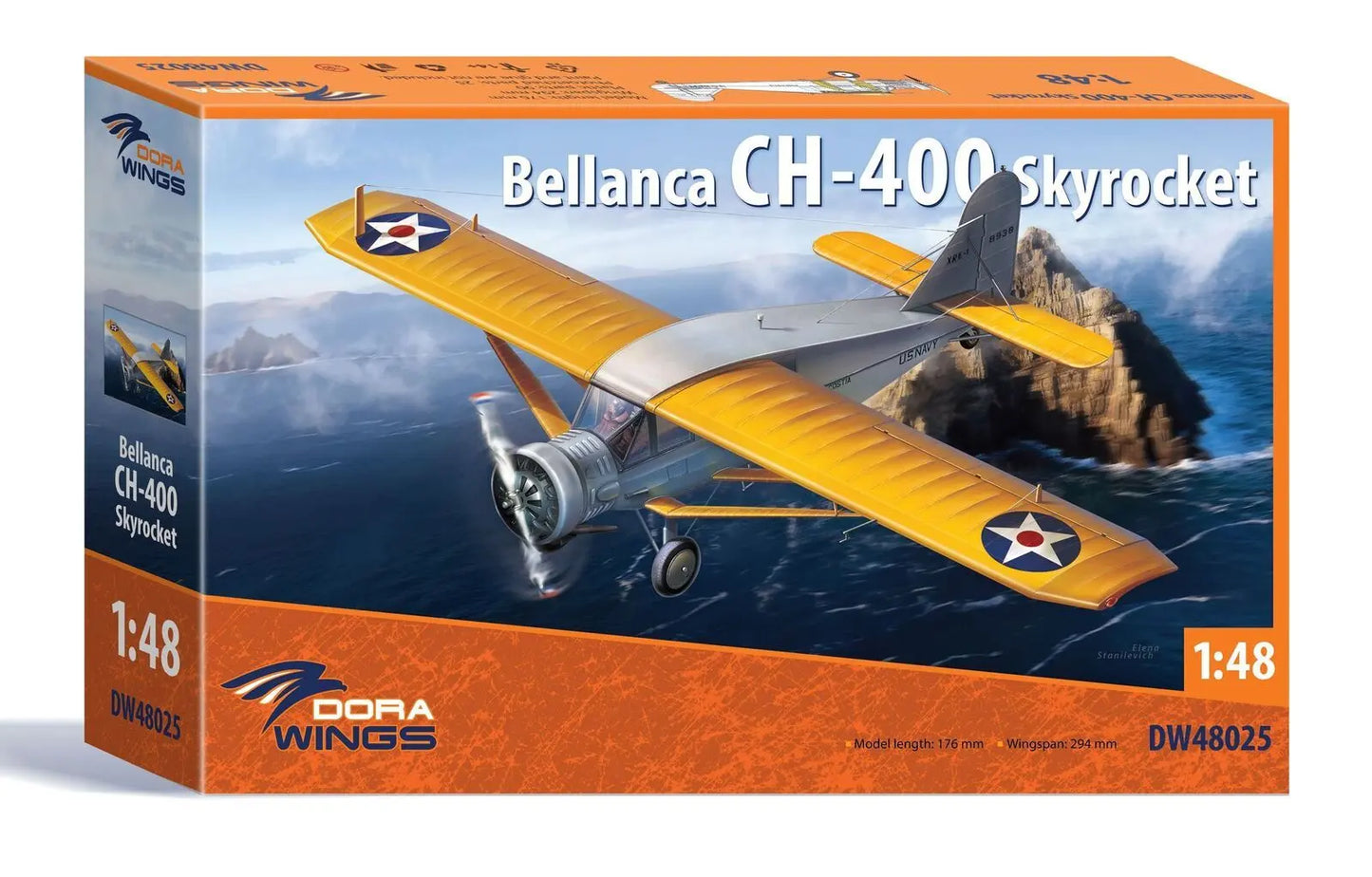 Dora Wings 1/48 Bellanca CH-400 Skyrocket Plastic Model Kit Dora Wings