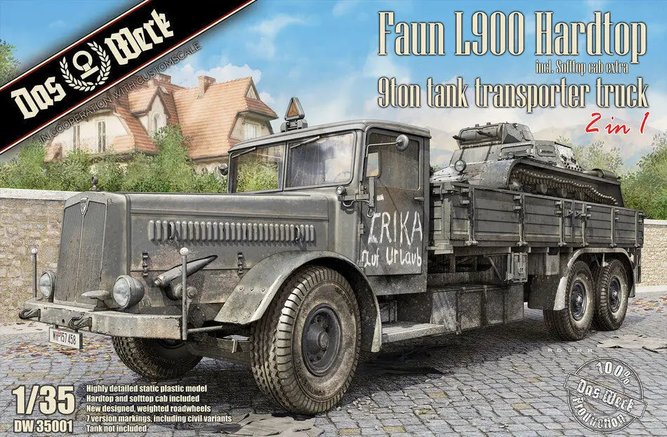 Das Werk 1/35 Faun L900 Hardtop Plastic Model Kit Das Werk