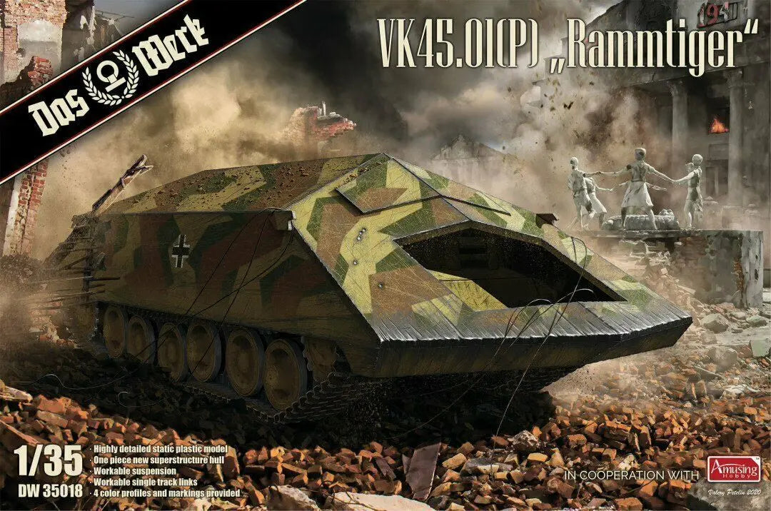 Das Werk VK45.01(P) "Rammtiger" Plastic Model Kit Das Werk