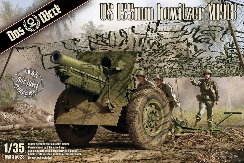 Das Werk 1/35 155mm howitzer M1918 Das Werk