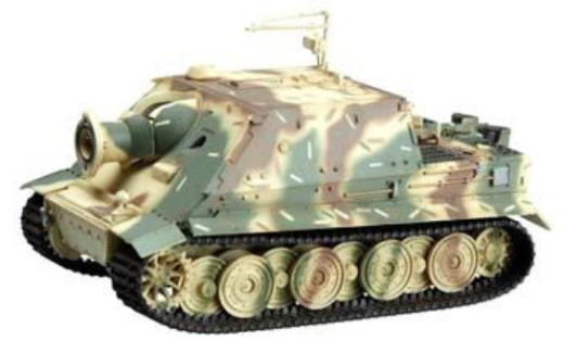 Easy Model 1/72 Sturmtiger Pzstumrkp 1002 (In Sand/Green/Brown Camouflage) Assembled Model