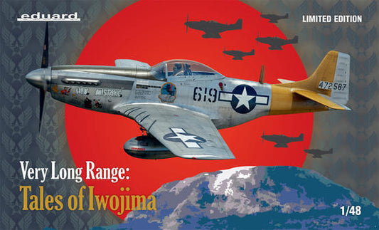 Eduard 1/48 US WWII fighter P-51D, VERY LONG RANGE: Tales of Iwojima Limited edition