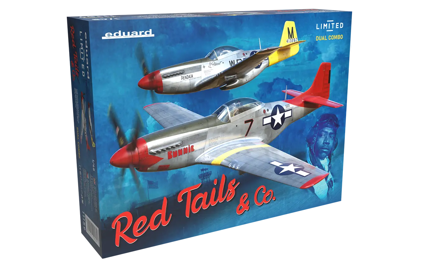 Eduard 1/48 Red Tails & Co. Dual Combo Plastic Model Kit Eduard