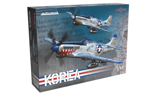 Eduard 1/48 P-51 Korea Dual Combo Limited Edition Plastic Model Kit