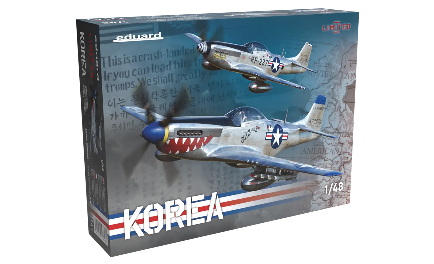 Eduard 1/48 P-51 Korea Dual Combo Limited Edition Plastic Model Kit Eduard