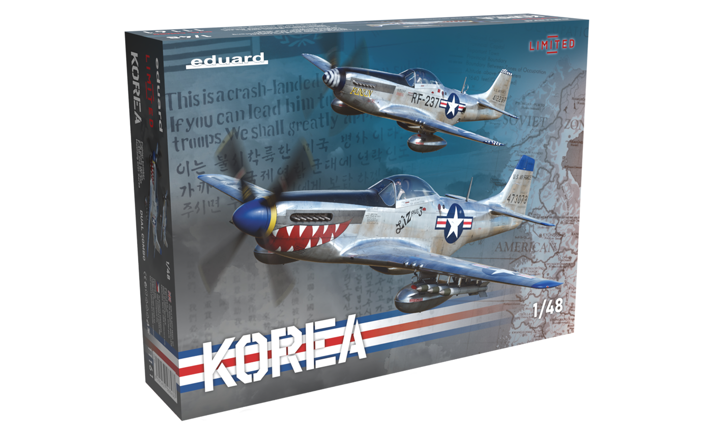 Eduard 1/48 P-51 Korea Dual Combo Limited Edition Plastic Model Kit