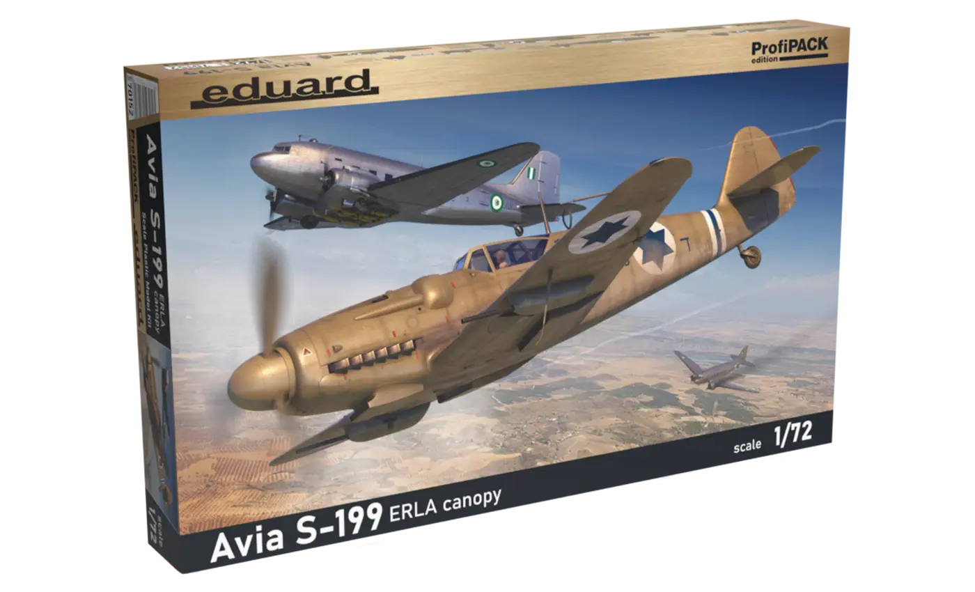 Eduard 1/72 Avia S-199 Erla canopy Plastic Model Kit ProfiPACK Eduard