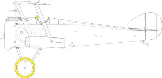 Eduard 1/48 Sopwith Camel Masks Set Eduard