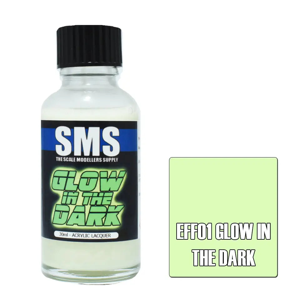 SMS Effects Glow in the Dark Acrylic Lacquer 30ml The Scale Modellers Supply