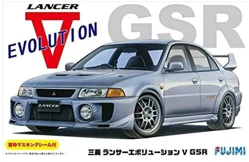 Fujimi 1/24 Mitsubishi Lancer Evolution V GSR w/Window Frame Masking (ID-100) Plastic Model Kit Fujimi