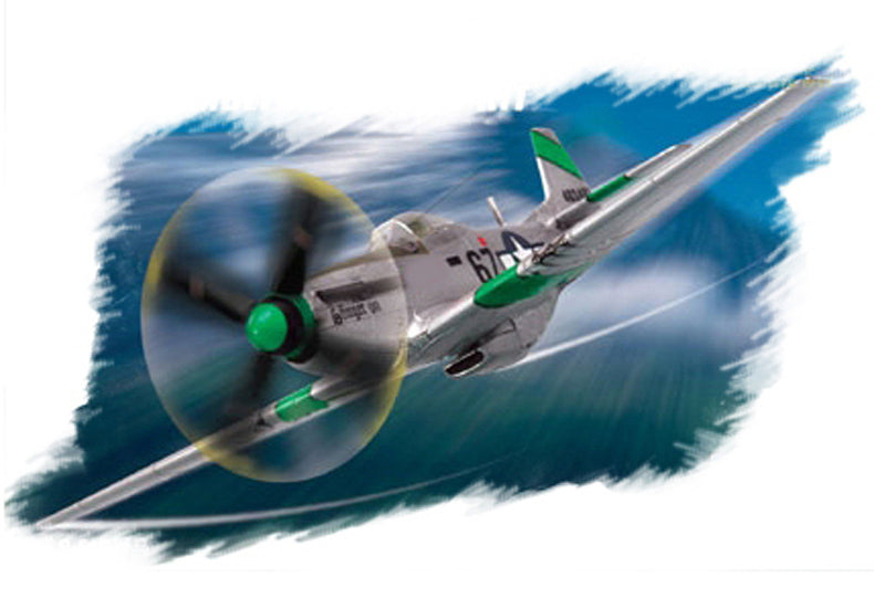 HobbyBoss 1/72 P-51D "mustang" Plastic Model Kit HobbyBoss