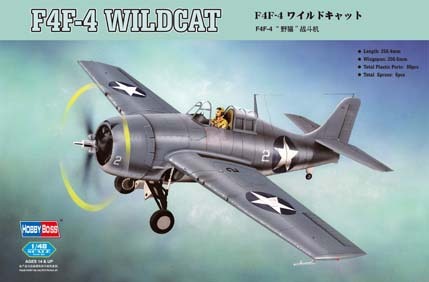 HobbyBoss 1/48 F4F-4 “Wildcat” Fighter Plastic Model Kit