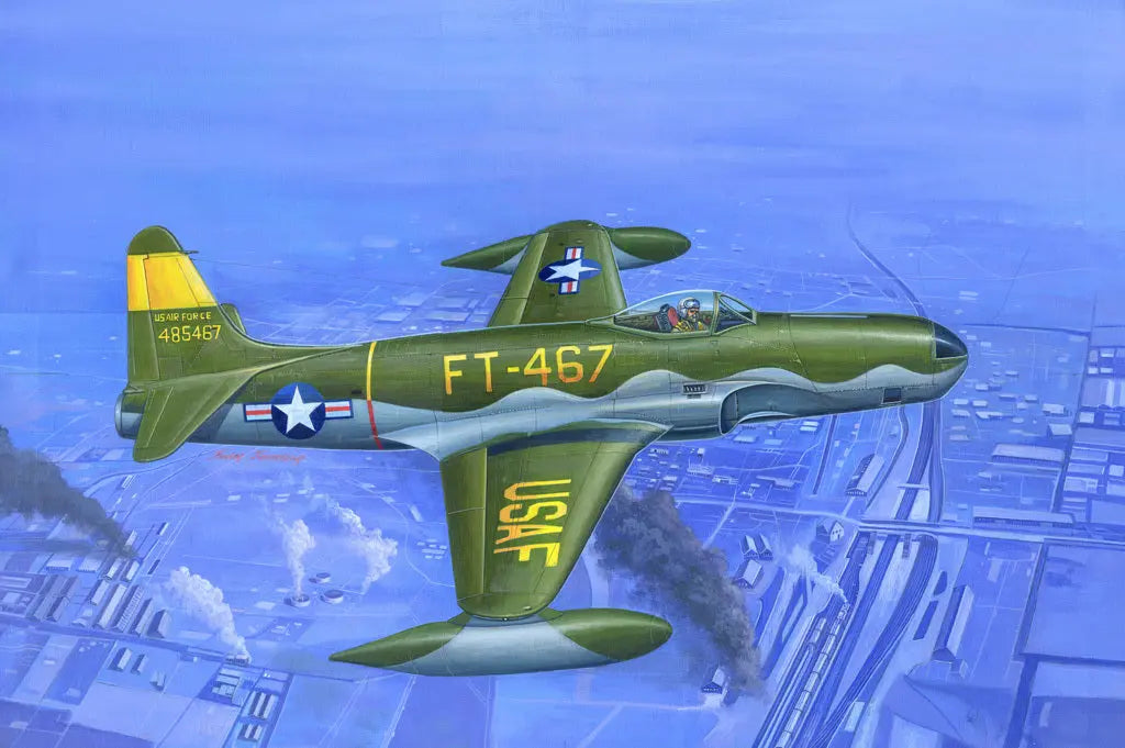 HobbyBoss 1/48 RF-80A Shooting Star fighter Plastic Model Kit HobbyBoss