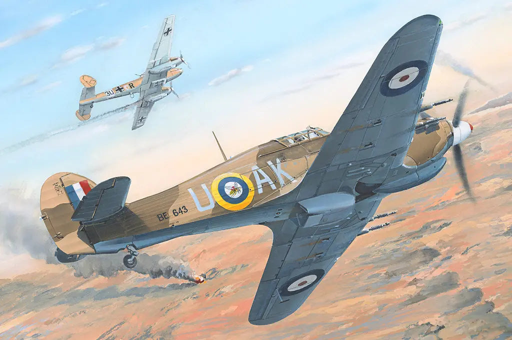 HobbyBoss 1/48 "HURRICANE" Mk.II C/TROP Plastic Model Kit HobbyBoss