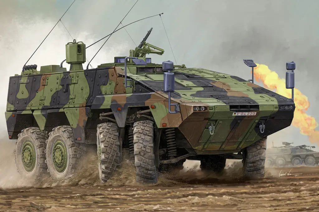 HobbyBoss 1/35 German Boxer MRAV Plastic Model Kit HobbyBoss