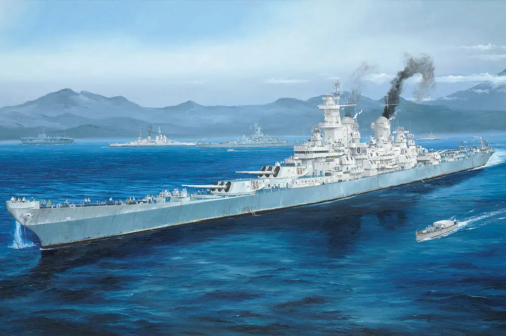 HobbyBoss 1/350 USS Missouri BB-63 Plastic Model Kit HobbyBoss