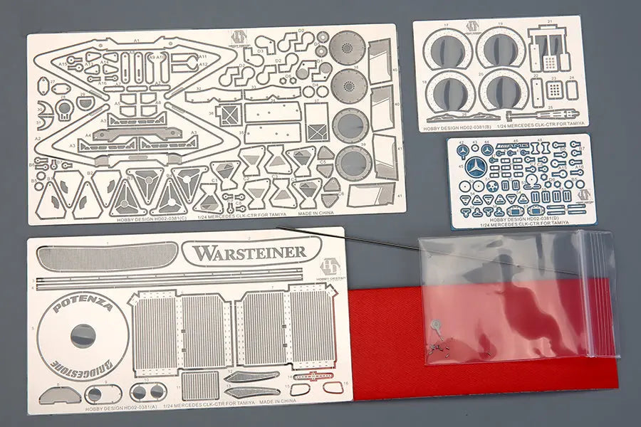 Hobby Design 1/24 MERCEDES CLK-GTR FOR Tamiya(PE+Metal parts+Resin) Hobby Design