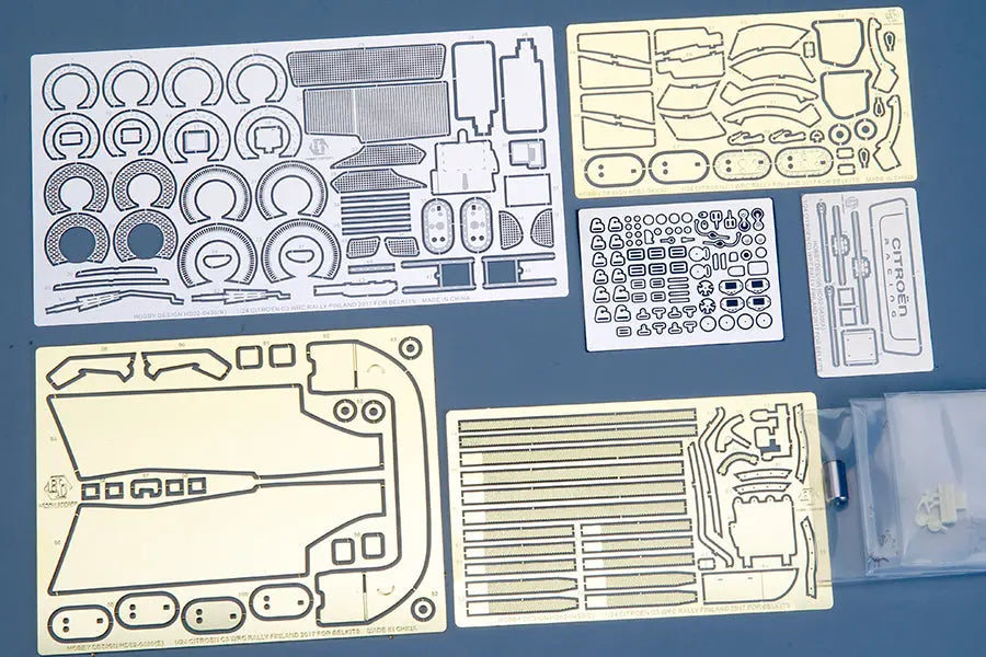 Hobby Design 1/24 Citroen C3 Wrc Rally Finland 2017 Detail-up Set For Belkits(PE+Metal parts+Resin Hobby Design