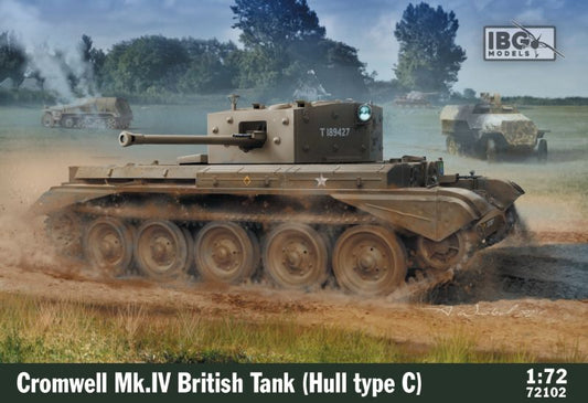 IBG 1/72 Cromwell Mk.IV British Tank (Hull Type C) Plastic Model Kit
