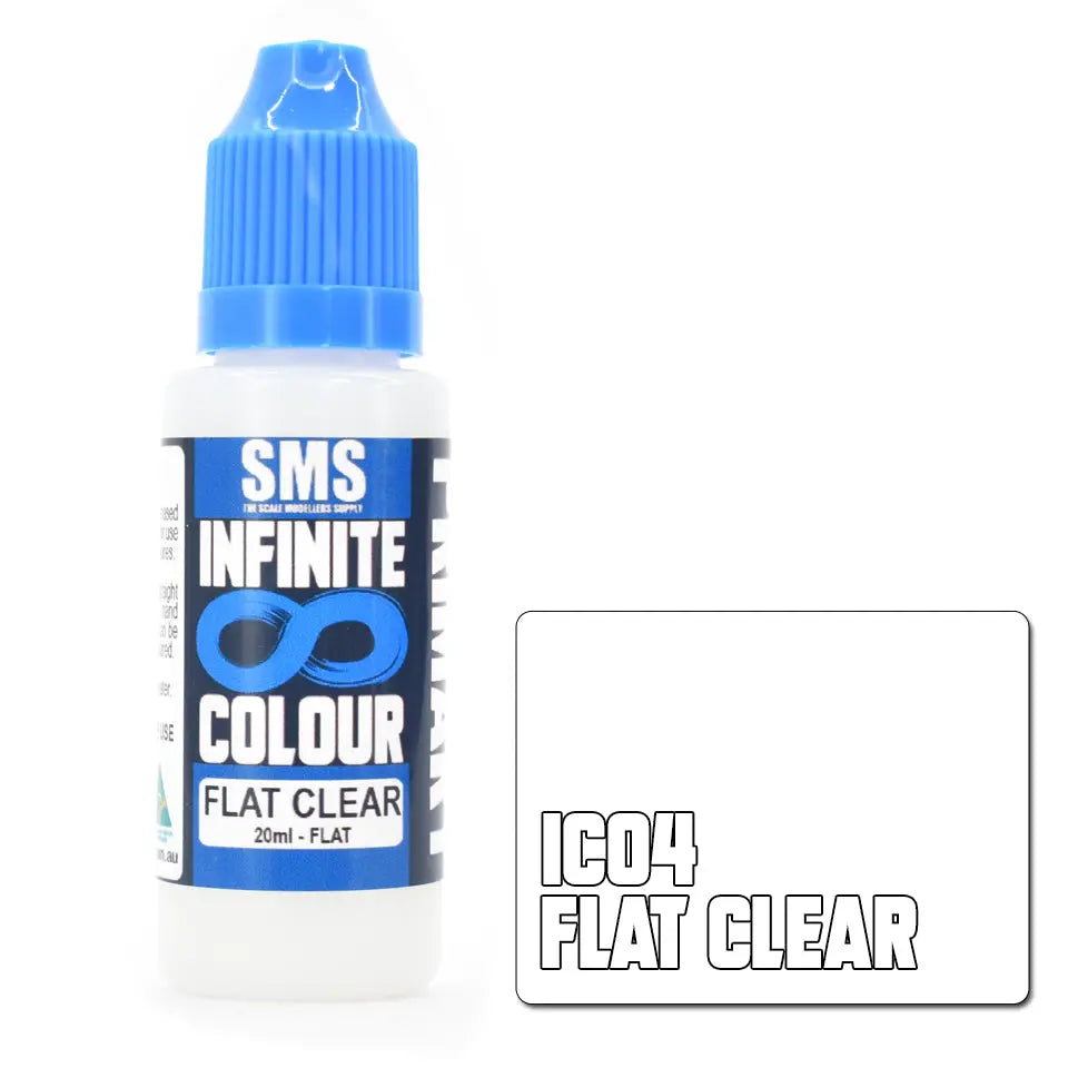 SMS Infinite Colour Flat Clear 20ml The Scale Modellers Supply