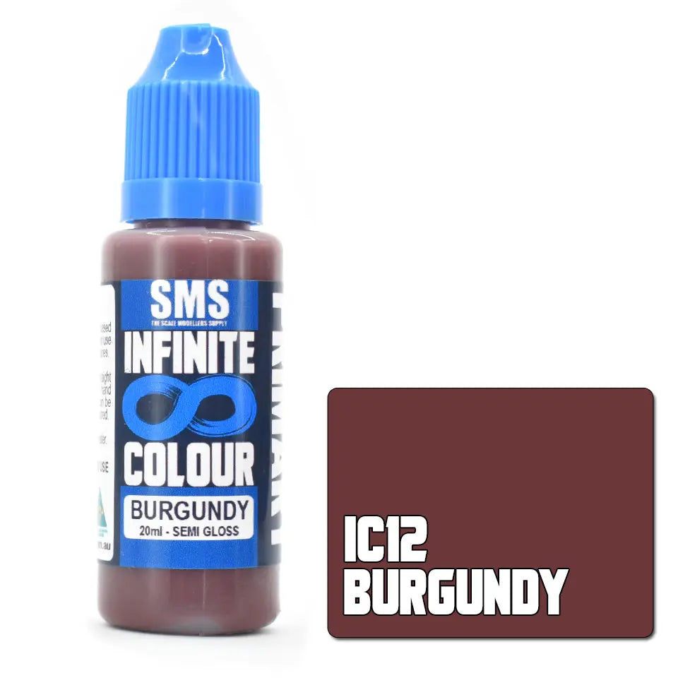 SMS Infinite Colour Burgundy 20ml The Scale Modellers Supply