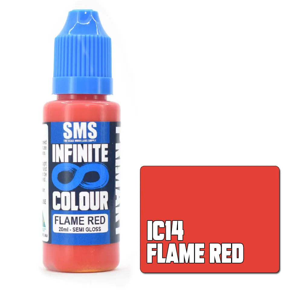 SMS Infinite Colour Flame Red 20ml The Scale Modellers Supply