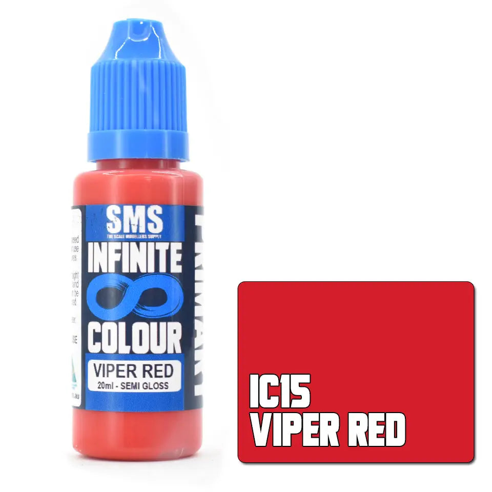 SMS Infinite Colour Viper Red 20ml The Scale Modellers Supply