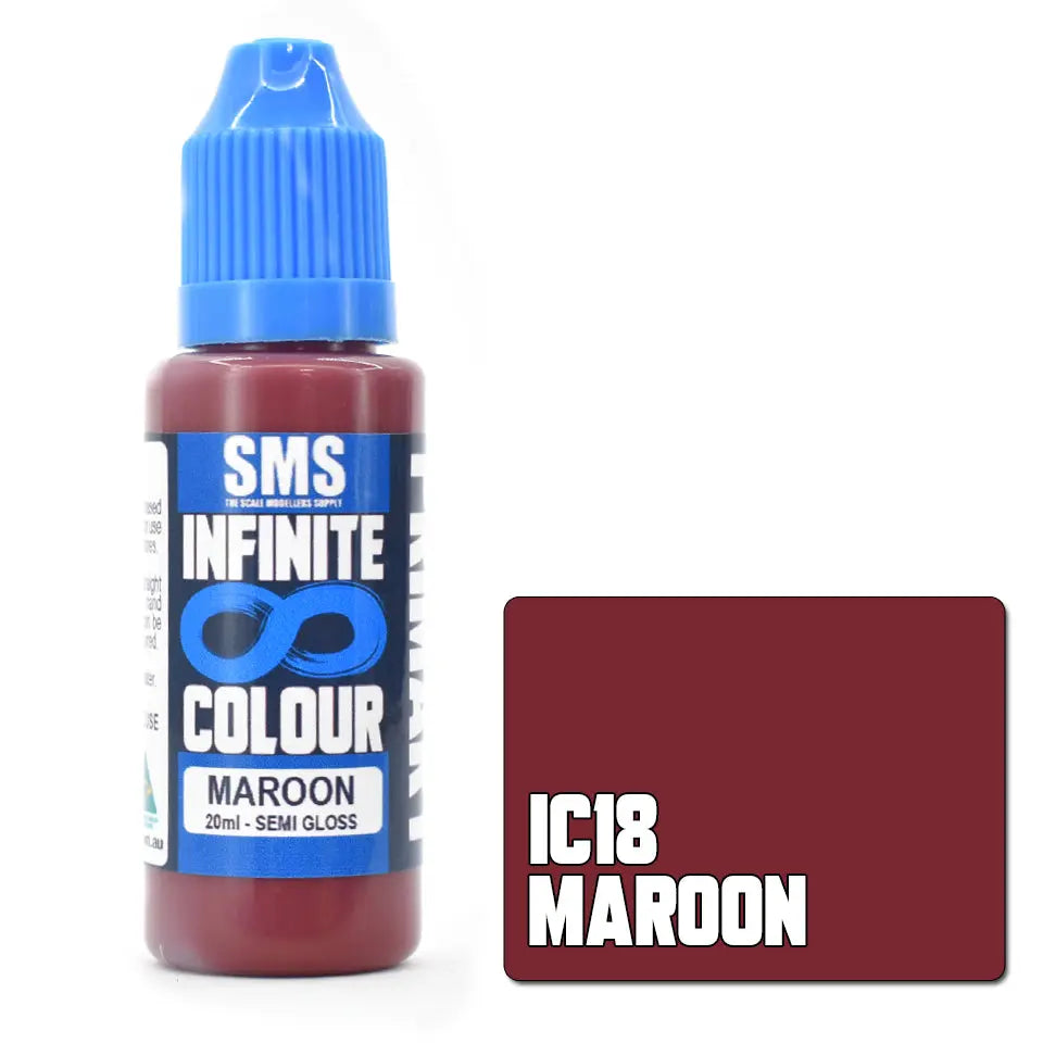 SMS Infinite Colour Maroon 20ml The Scale Modellers Supply