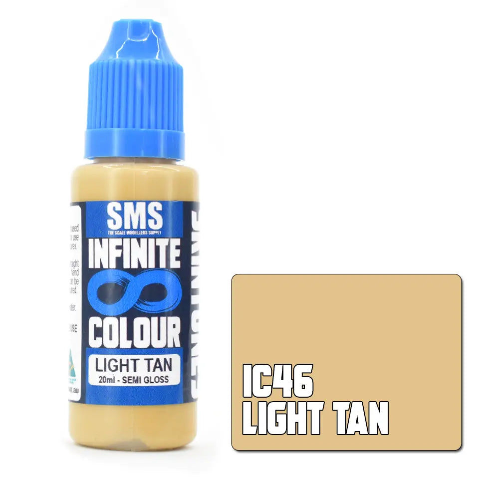 SMS Infinite Colour Light Tan 20ml The Scale Modellers Supply