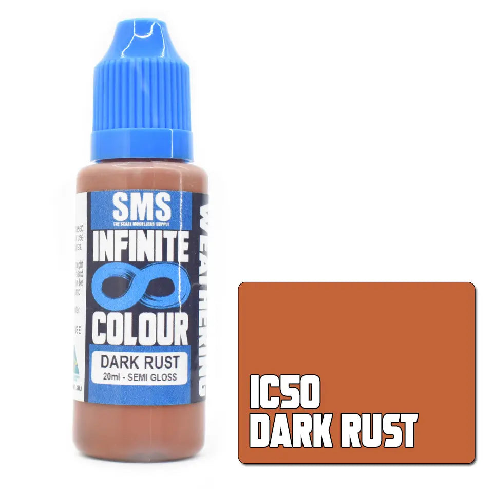 SMS Infinite Colour Dark Rust 20ml The Scale Modellers Supply