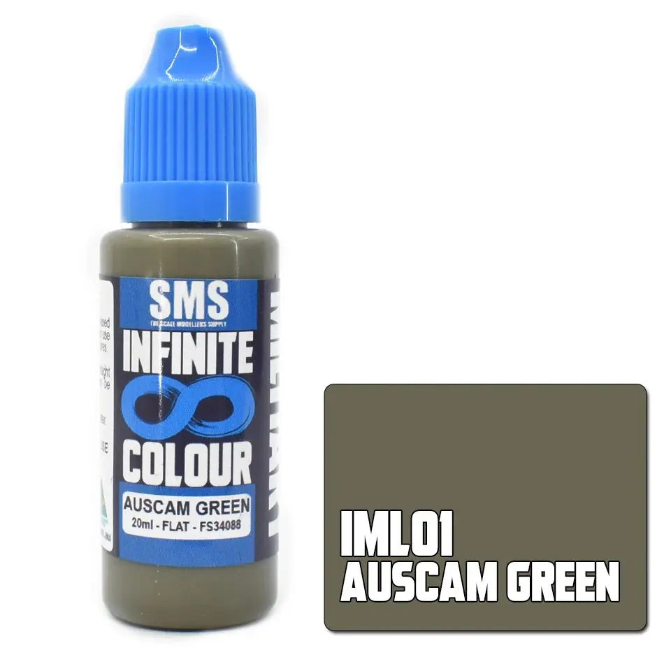 SMS Infinite Colour Auscam Green FS34088 20ml The Scale Modellers Supply
