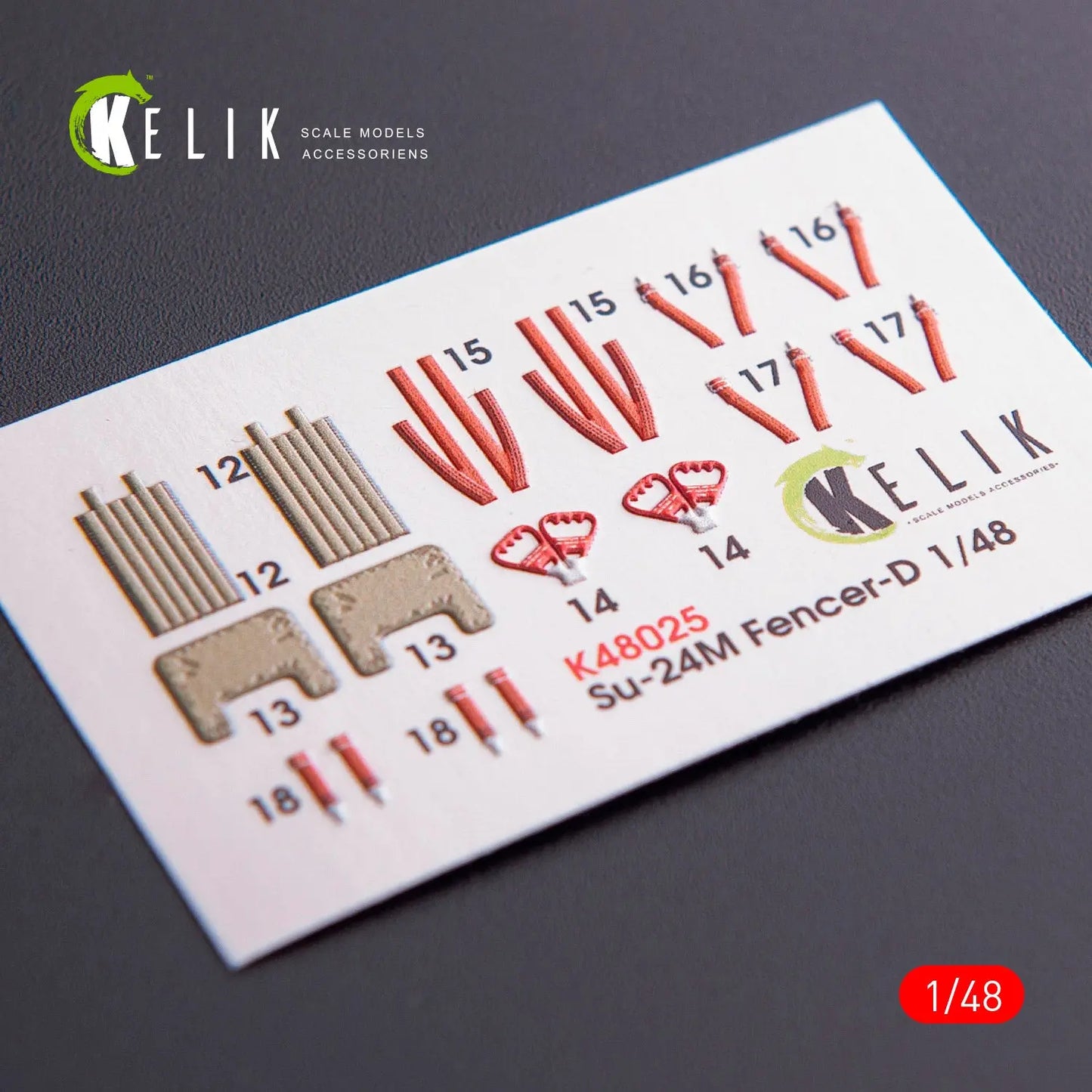 Kelik 1:48 Su-24 interior 3D Decals for Trumpeter Kit Res/Kit