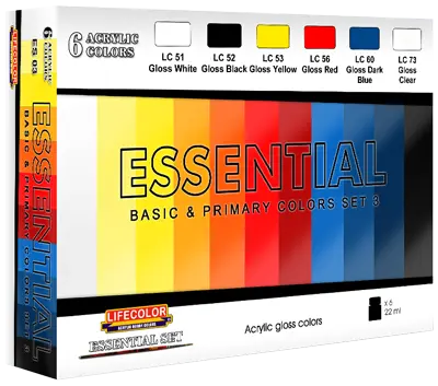 LifeColor Essentials Set #3 Gloss Lifecolor