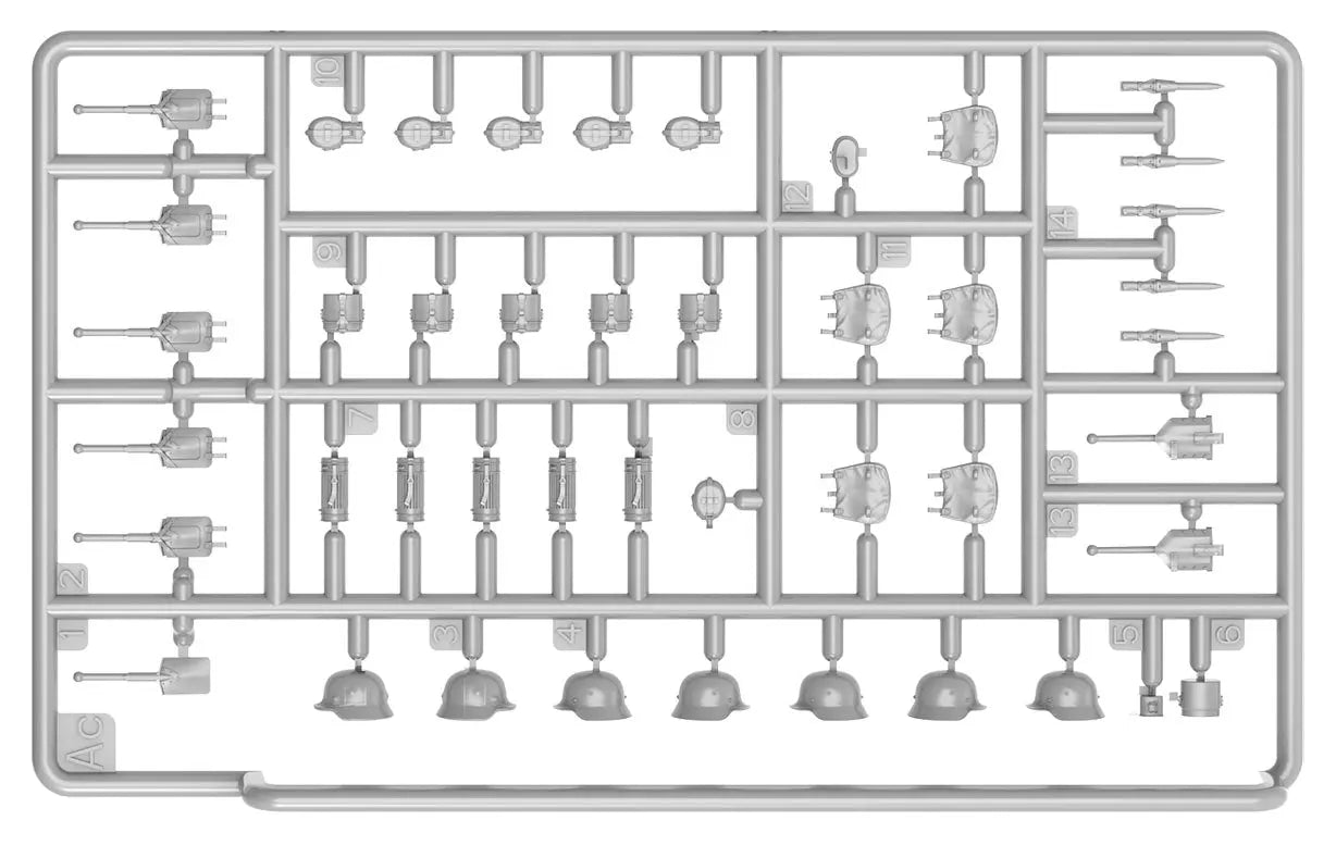 Miniart 1:35 German Tank Crew Kharkov 1943 w/Resin Heads Figure Set MiniArt