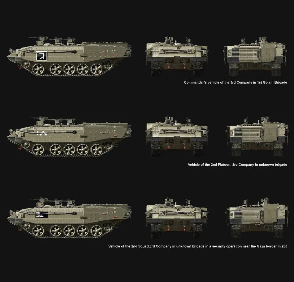 Meng 1/35 Israel Heavy Armoured Personnel Carrier Achzarit Early Plastic Model Kit Meng