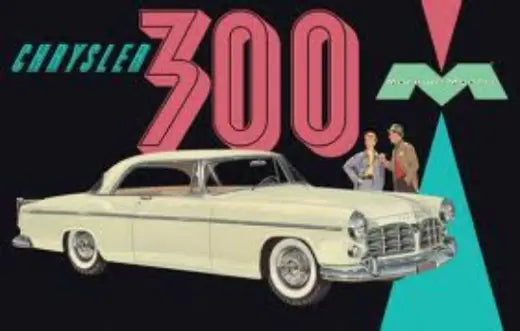 Moebius 1955 Chrysler C300 Plastic Model Kit - Franklin Hobbies Ltd