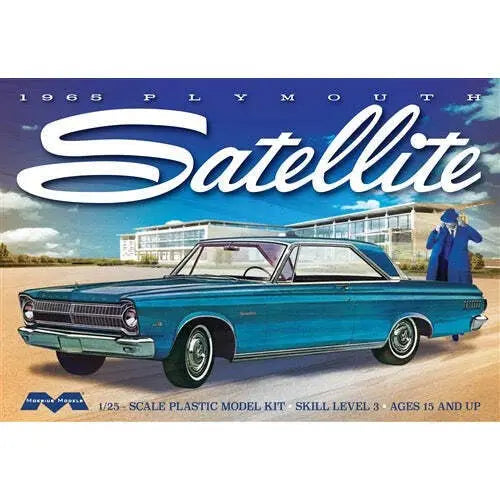 Moebius 1/25 1965 Plymouth Satellite Plastic Model Kit - Franklin Hobbies Ltd