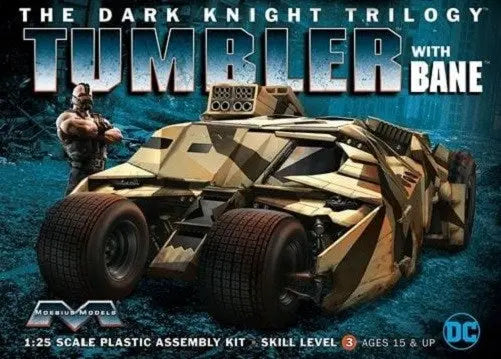 Moebius Models 1:25 The Dark Knight Trilogy Tumbler with Bane Moebius