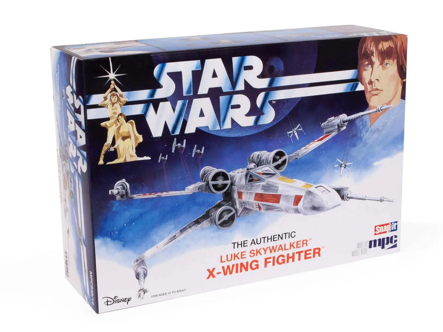 MPC 1/63 Star Wars: A New Hope X-Wing Fighter (SNAP) Plastic Model Kit - Franklin Hobbies Ltd