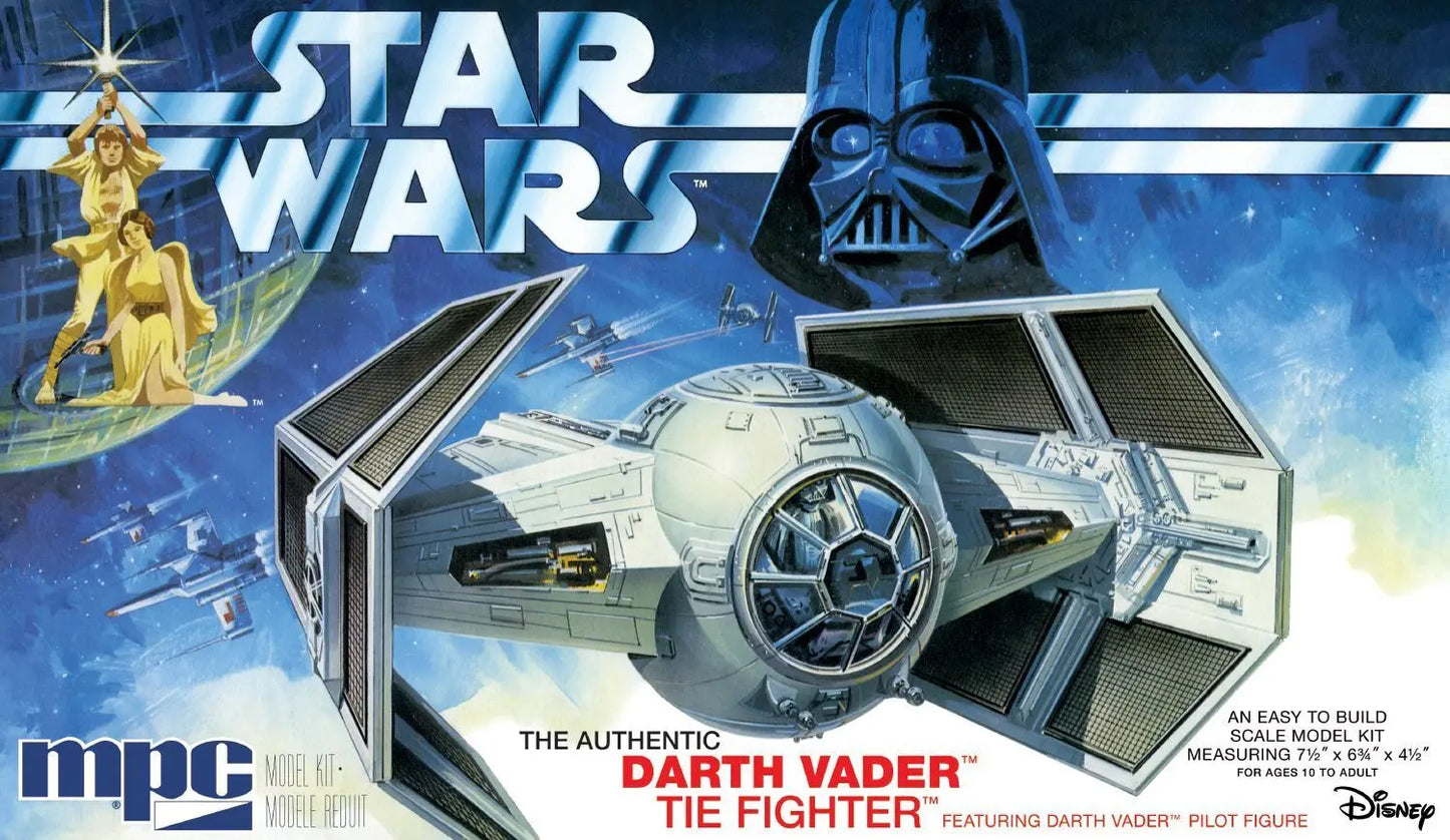 MPC 1/32 Star Wars: A New Hope Darth Vader Tie Fighter Plastic Model Kit MPC