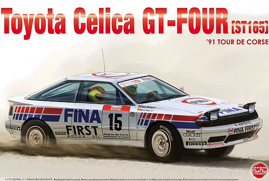 NuNu 1:24 Toyota Celica GT4 ST165 Tour de corse 1991 Plastic Model Kit
