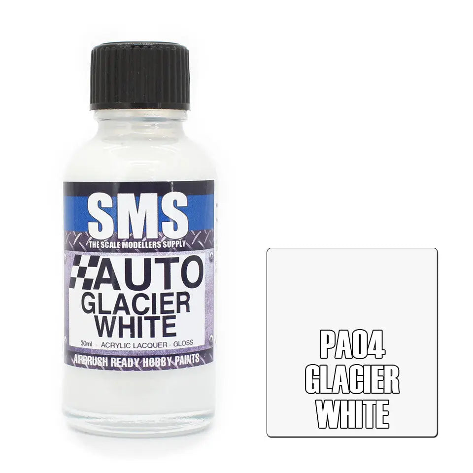 SMS Auto Colour GLACIER WHITE 30ml The Scale Modellers Supply