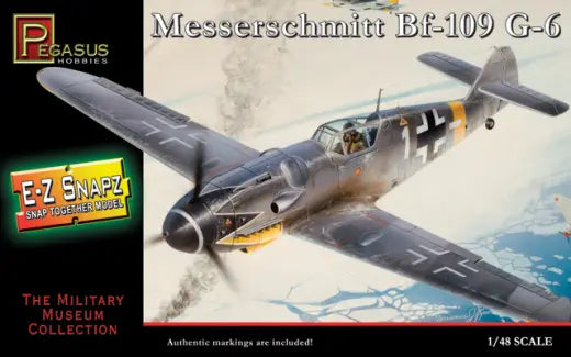 Pegasus 1/48 Messerschmitt Bf-109 G-6 Plastic Model Kit - Franklin Hobbies Ltd
