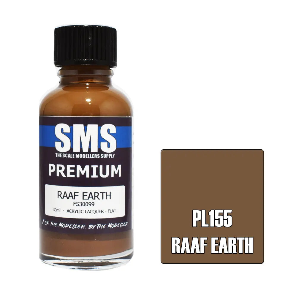 SMS Premium Acrylic Lacquer RAAF Earth FS30099 30ml The Scale Modellers Supply