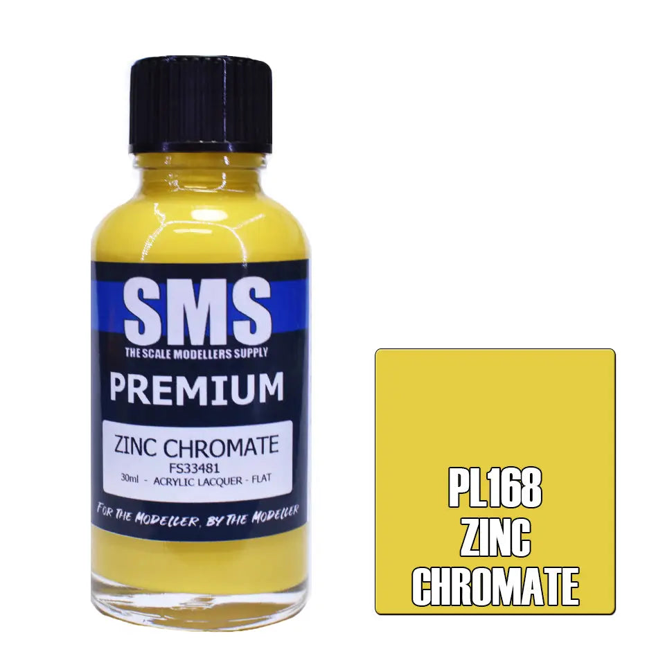 SMS Premium Acrylic Zinc Chromate FS33481 30ml The Scale Modellers Supply