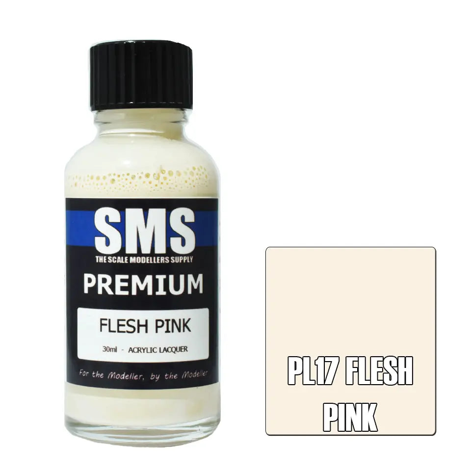SMS Premium Acrylic Lacquer Flesh Pink 30ml The Scale Modellers Supply